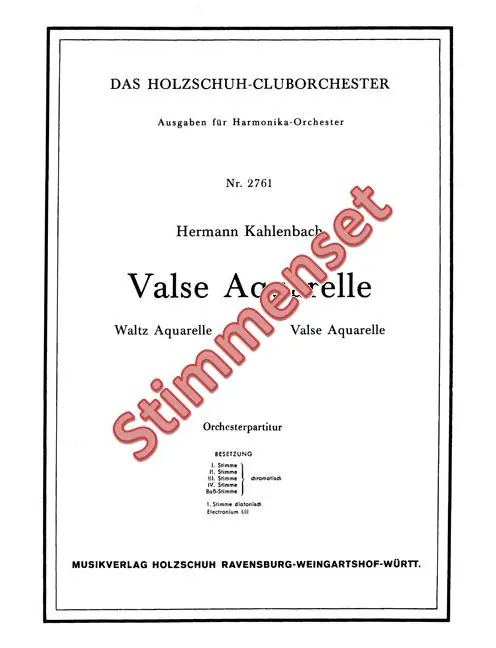 Valse Aquarelle